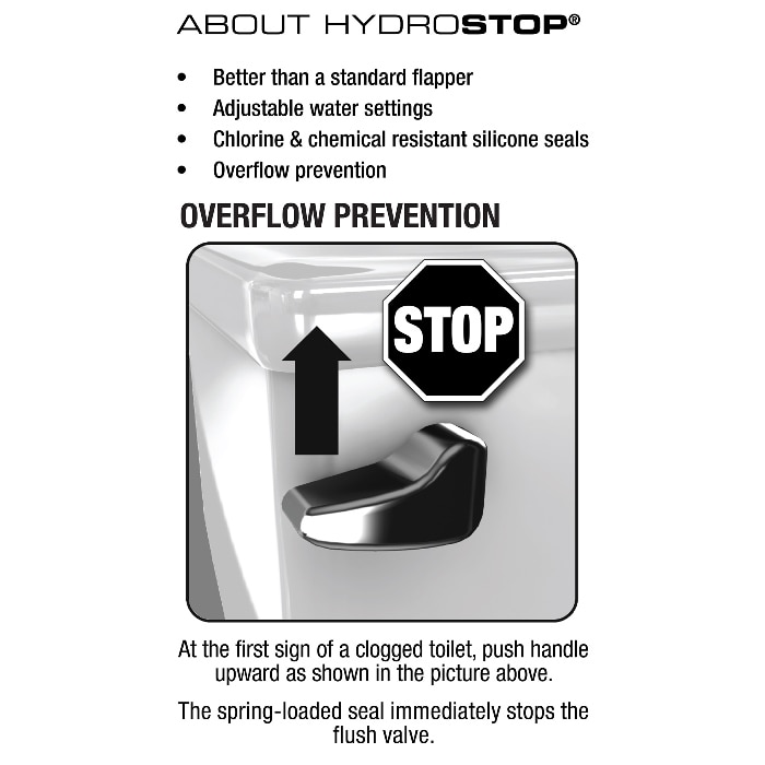 DANCO HydroStop Flapper Alternative Toilet Repair Kit FLT231T The